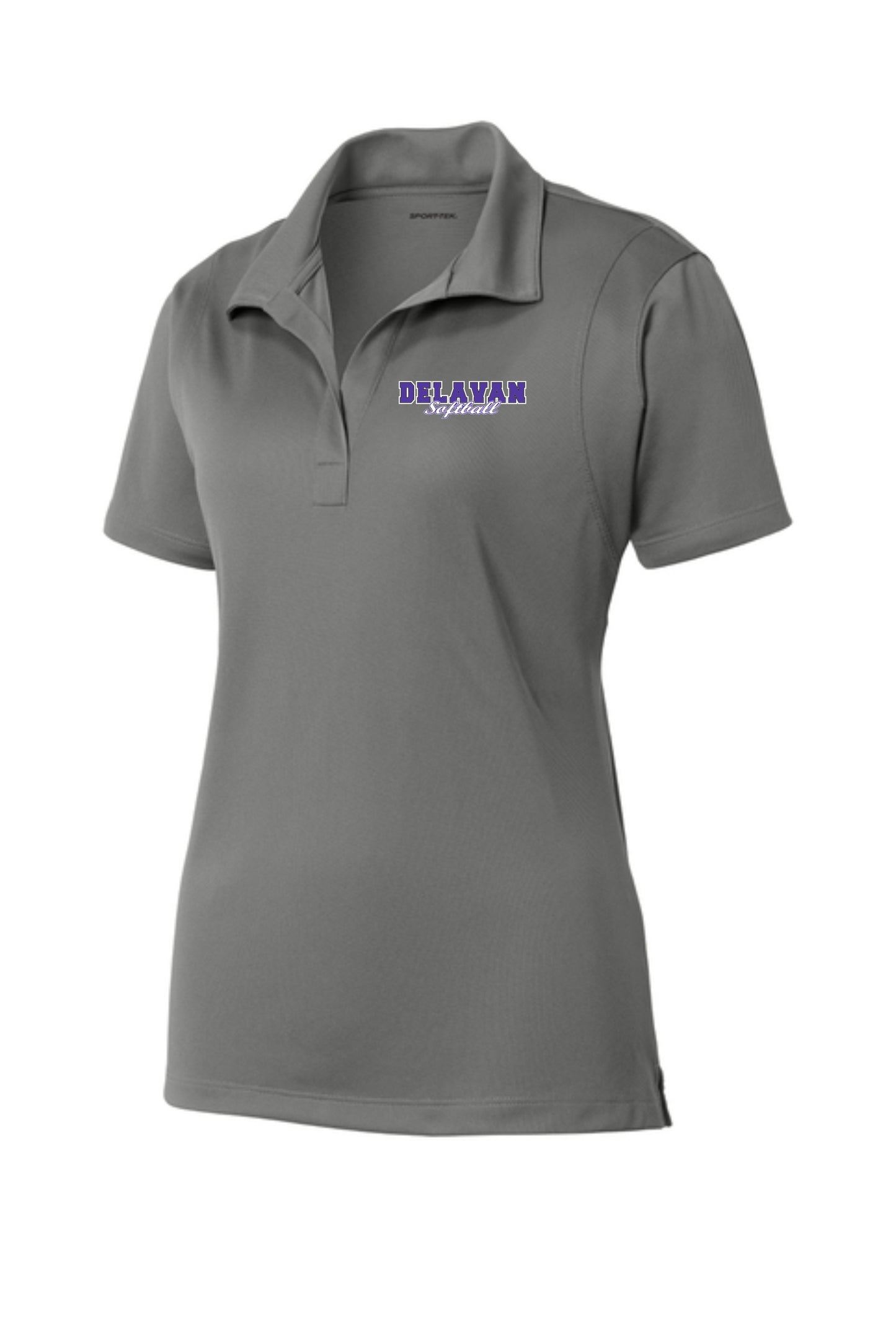 Delavan High School Softball Unisex/Ladies SPORT TEK Short Sleeve Polo (E.ST650/LST650)