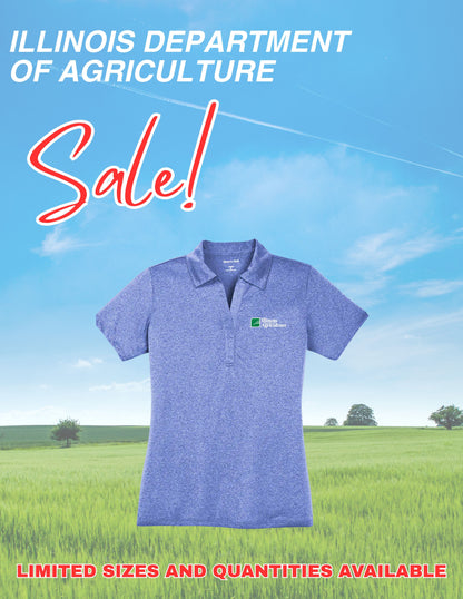 Illinois Department of Agriculture Sport-Tek® Women's Heather Contender™ Polo (E.LST660)