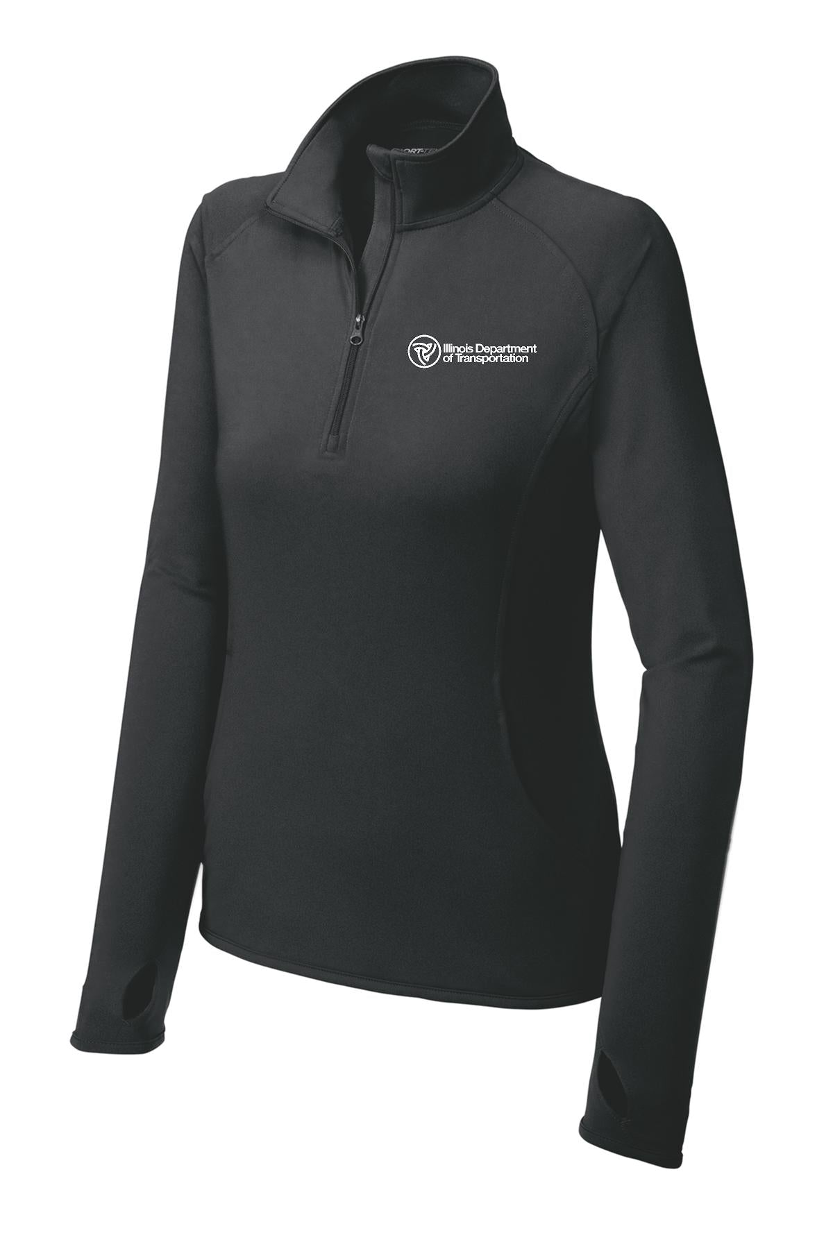 IDOT Sport-Tek® Ladies Sport-Wick® Stretch 1/2-Zip Pullover (E.LST850)
