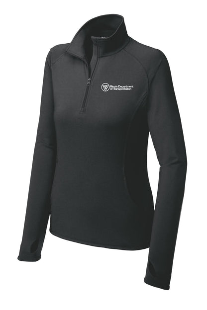 IDOT Sport-Tek® Ladies Sport-Wick® Stretch 1/2-Zip Pullover (E.LST850)