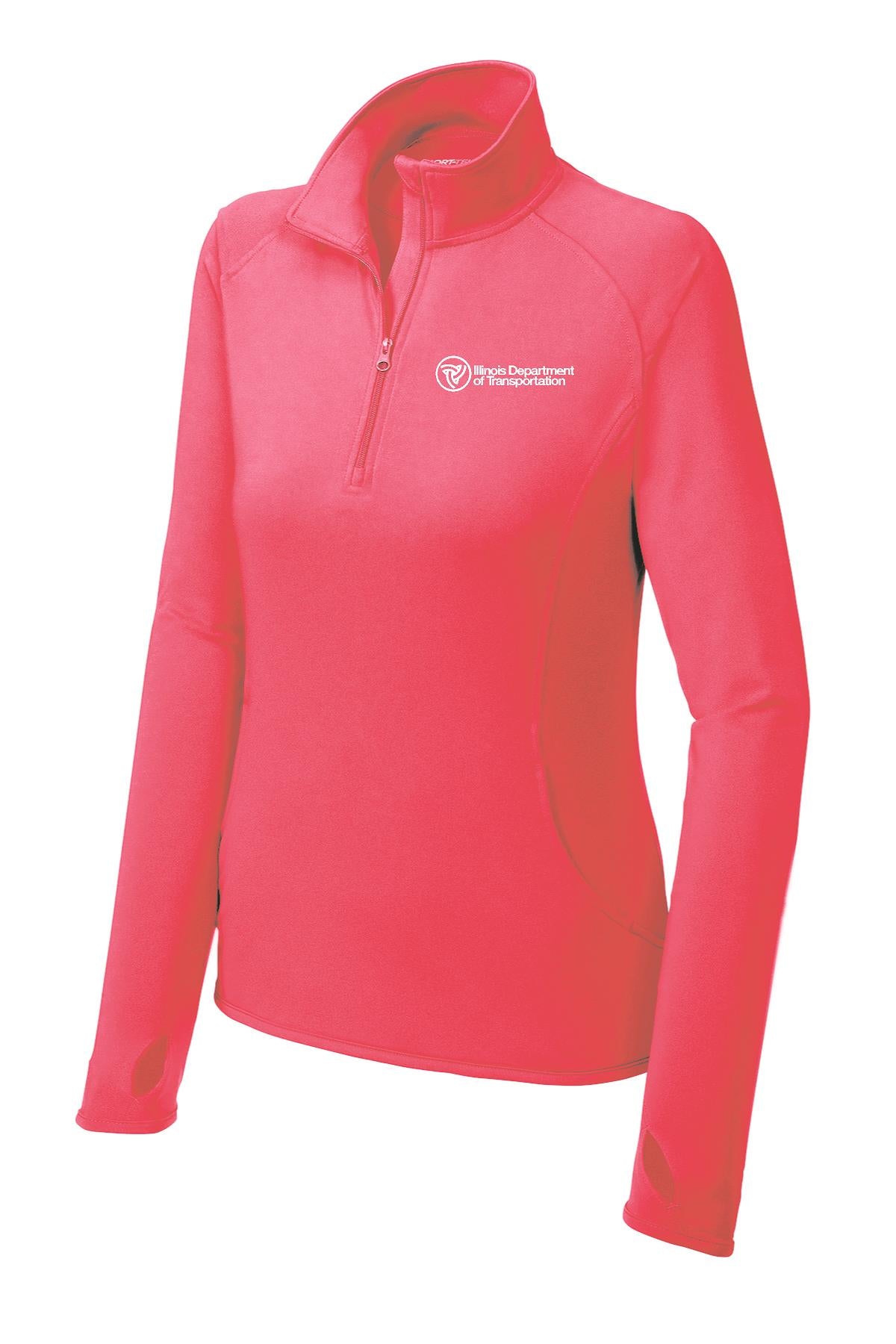 IDOT Sport-Tek® Ladies Sport-Wick® Stretch 1/2-Zip Pullover (E.LST850)