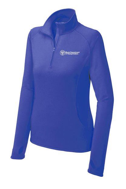 IDOT Sport-Tek® Ladies Sport-Wick® Stretch 1/2-Zip Pullover (E.LST850)