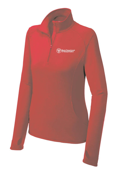 IDOT Sport-Tek® Ladies Sport-Wick® Stretch 1/2-Zip Pullover (E.LST850)
