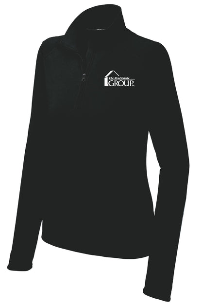 The Real Estate Group Sport-Tek® Ladies Sport-Wick® Stretch 1/2-Zip Pullover (E.LST850)