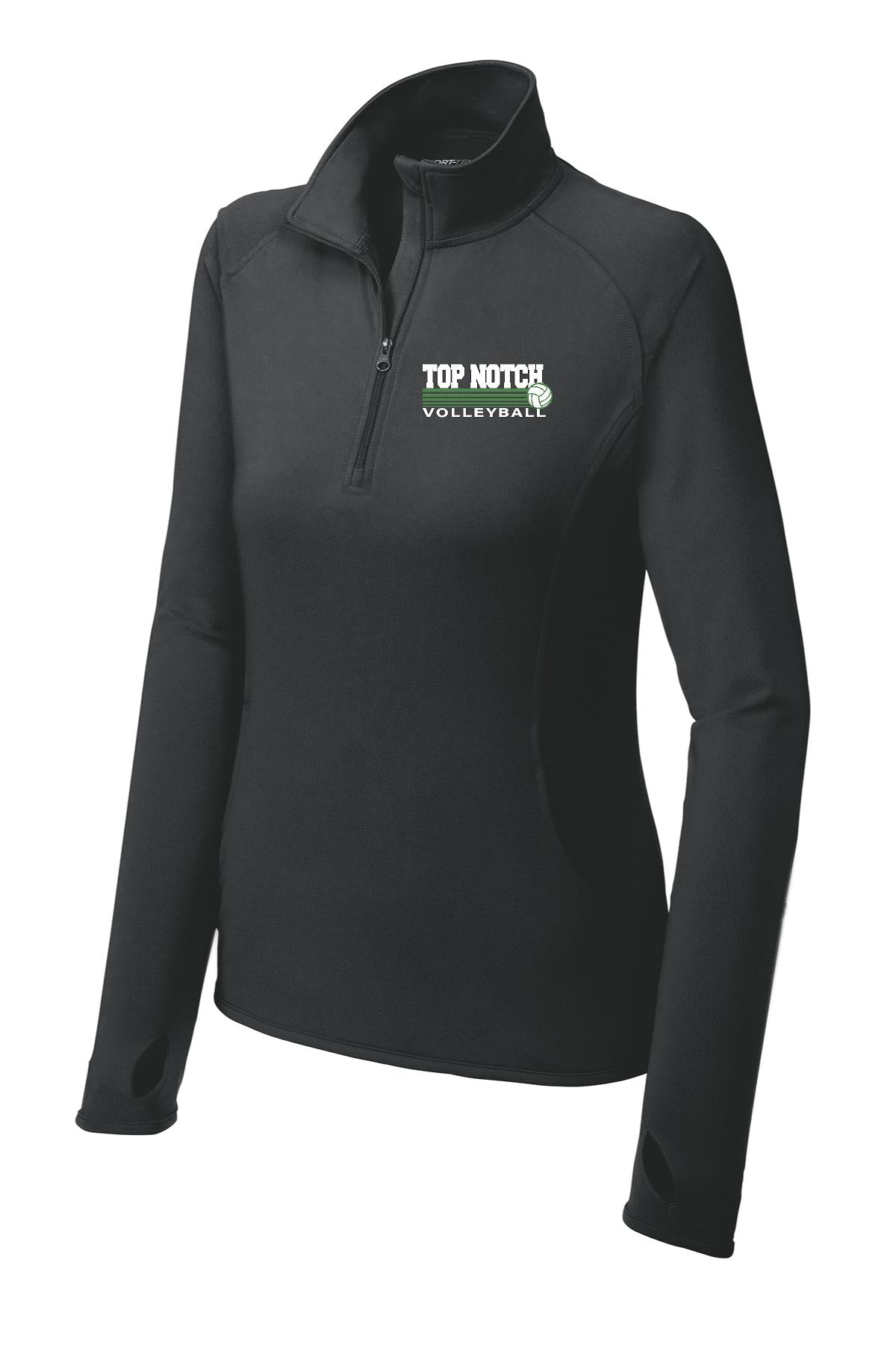 TOP NOTCH LADIES Stretch Half Zip Pullover (E.LST850)