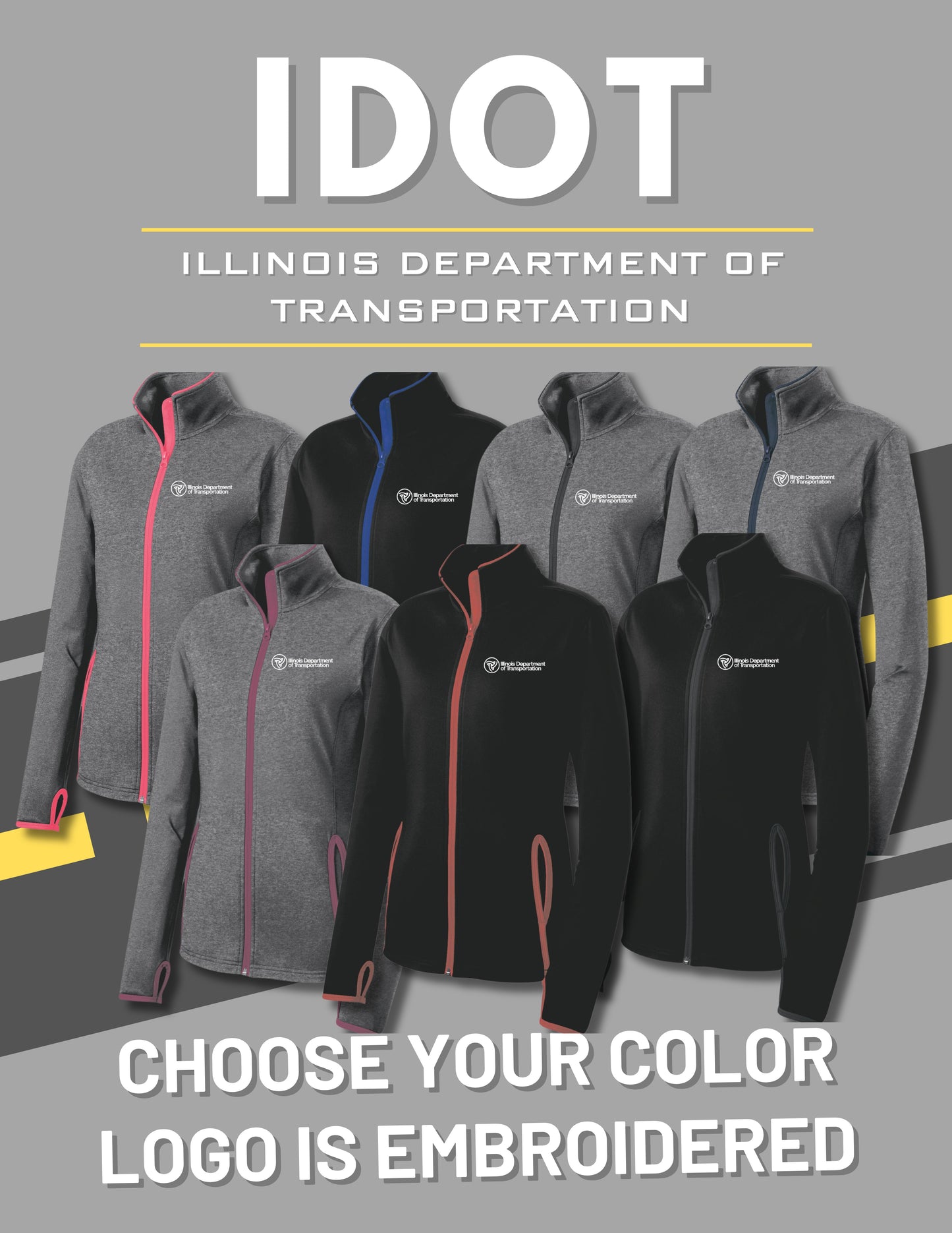IDOT Sport-Tek® Ladies Full-Zip Jacket (E.LST853)