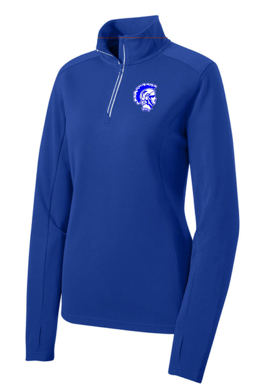 MASCOT SALE Sport-Tek® Women's Sport-Wick® Textured 1/4-Zip Pullover (E.LST860)