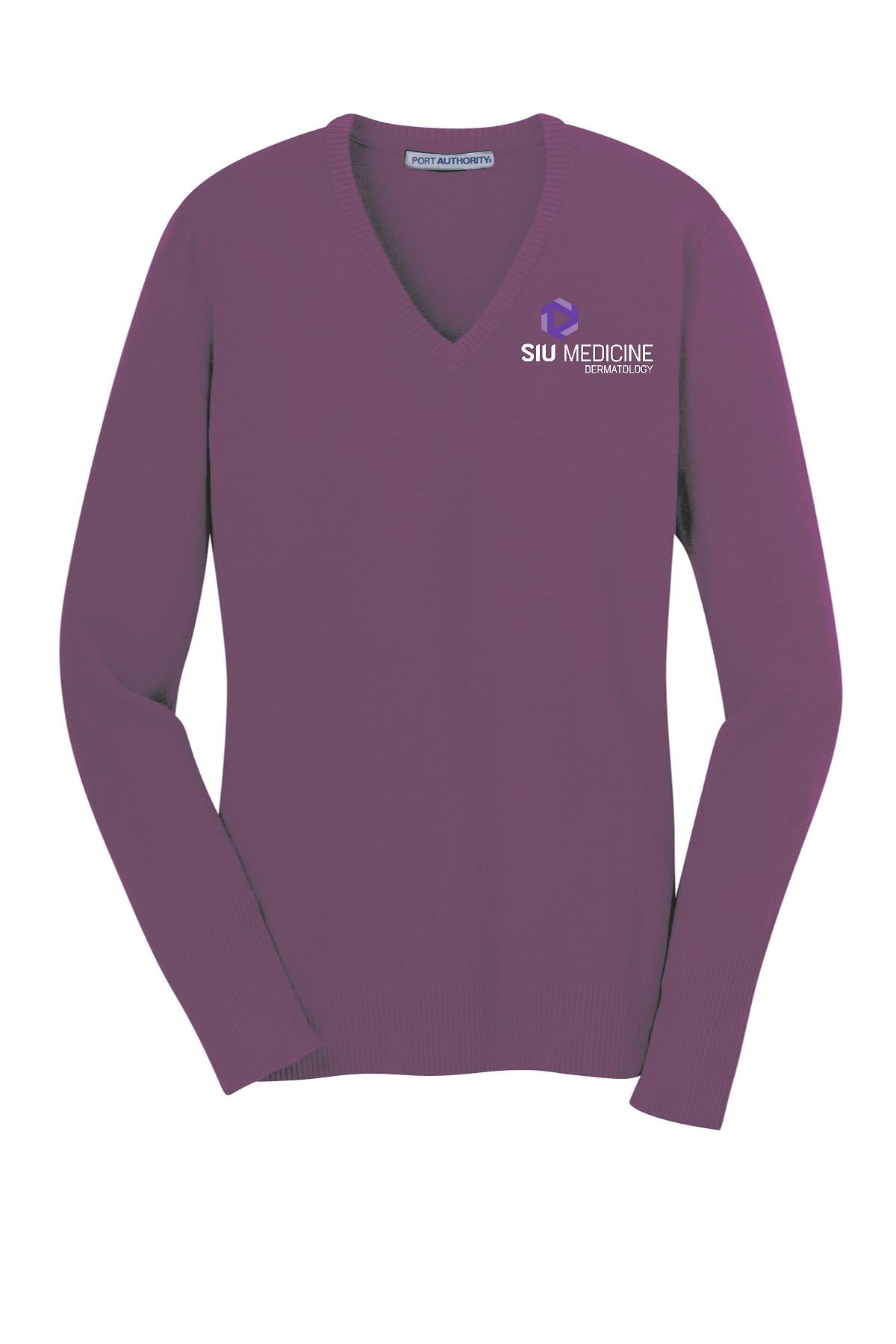 SIU Medicine Dermatology Ladies VNeck Sweater (E.LSW285)