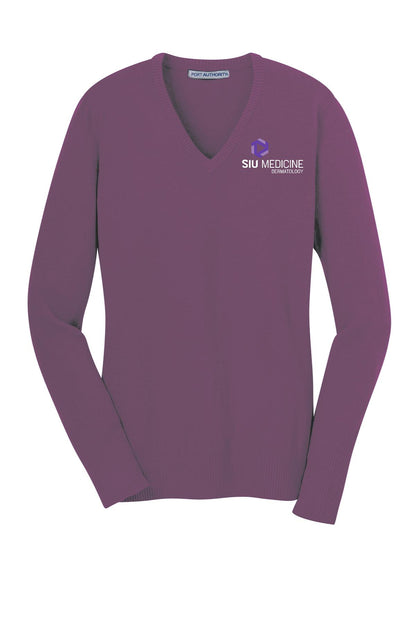 SIU Medicine Dermatology Ladies VNeck Sweater (E.LSW285)