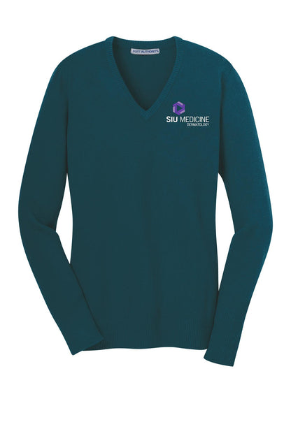 SIU Medicine Dermatology Ladies VNeck Sweater (E.LSW285)