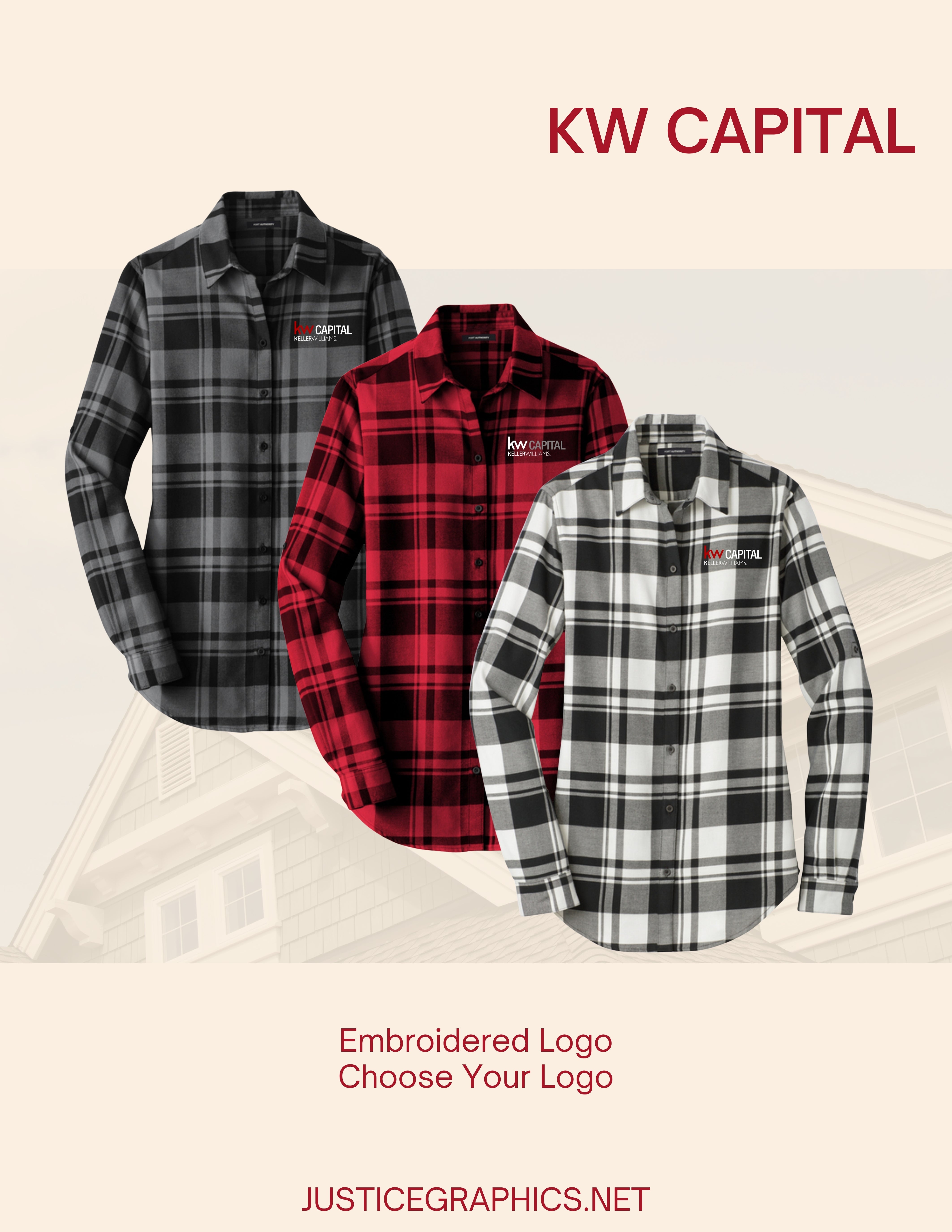 KW Capital Port Authority® Women's Plaid Flannel Tunic (E. LW668 ...