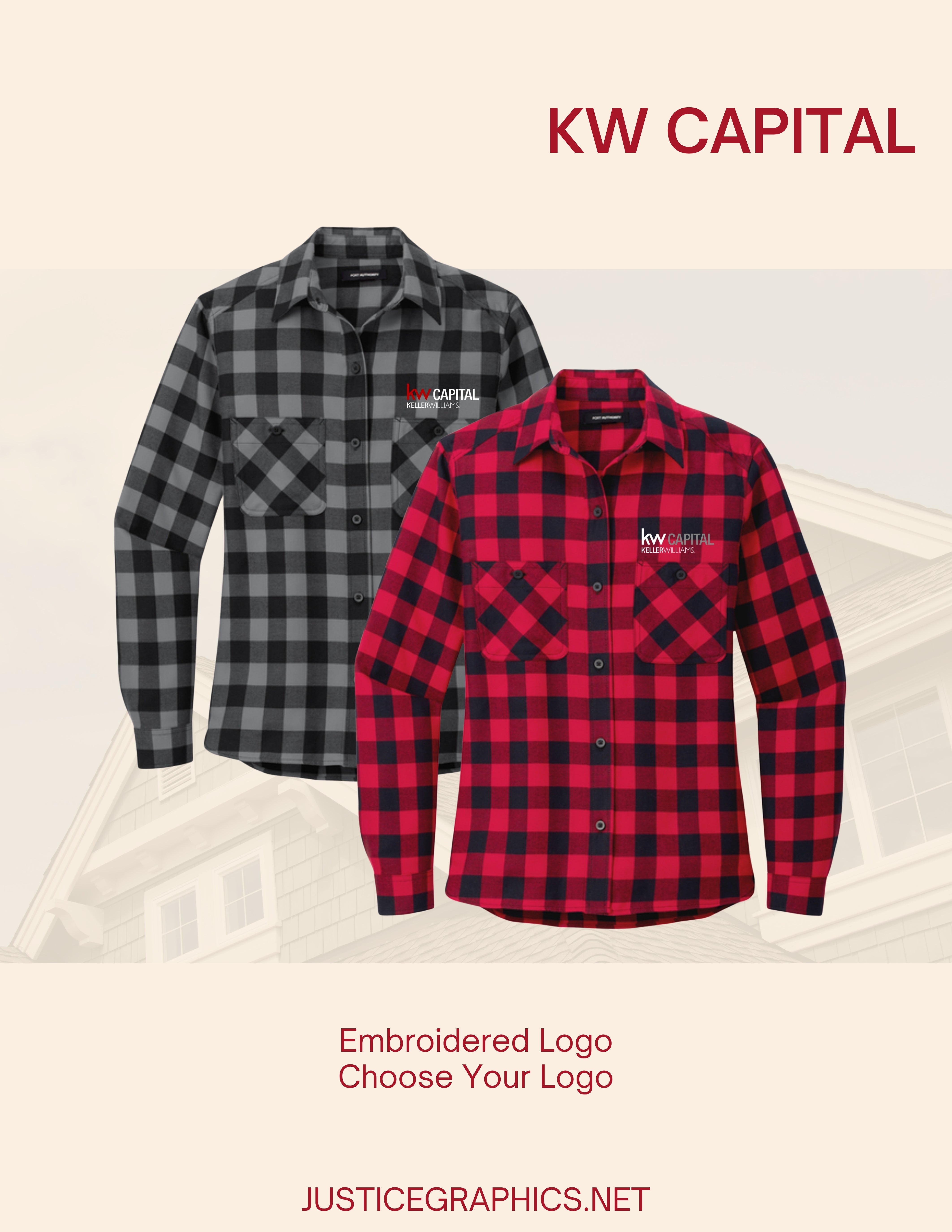 KW Capital Port Authority® Ladies Plaid Flannel Shirt (E.LW669 ...