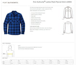PPABC Port Authority® Ladies Plaid Flannel Shirt (E.LW669)