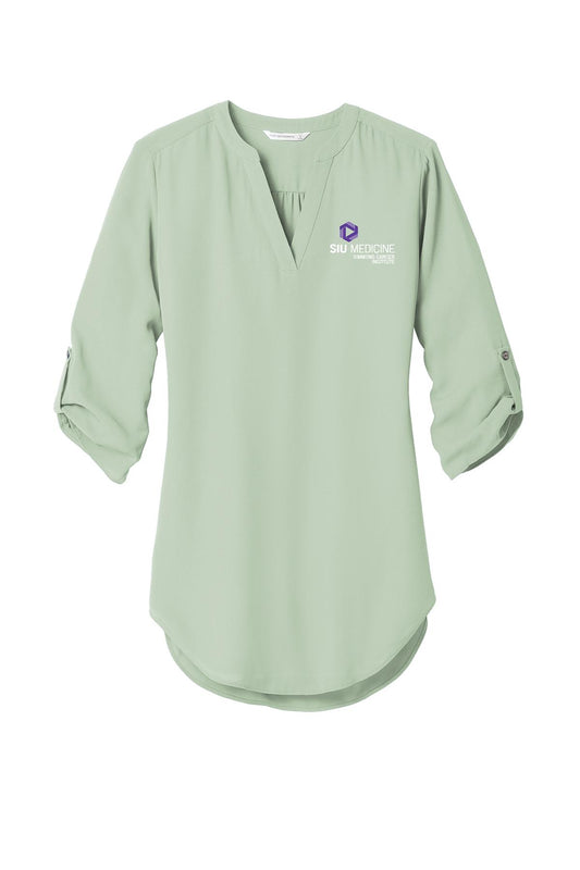 SIU Medicine Simmons Cancer Institute Port Authority ® Ladies 3/4-Sleeve Tunic Blouse (E.LW701)