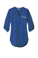 SIU Medicine Dermatology Port Authority ® Ladies 3/4-Sleeve Tunic Blouse (E.LW701)