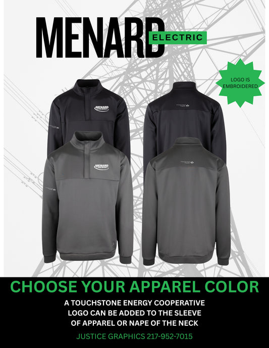 Menard Electric Cooperative MIRO MEN'S SCUBA KNIT PULLOVER (E.ABB.MIRO)