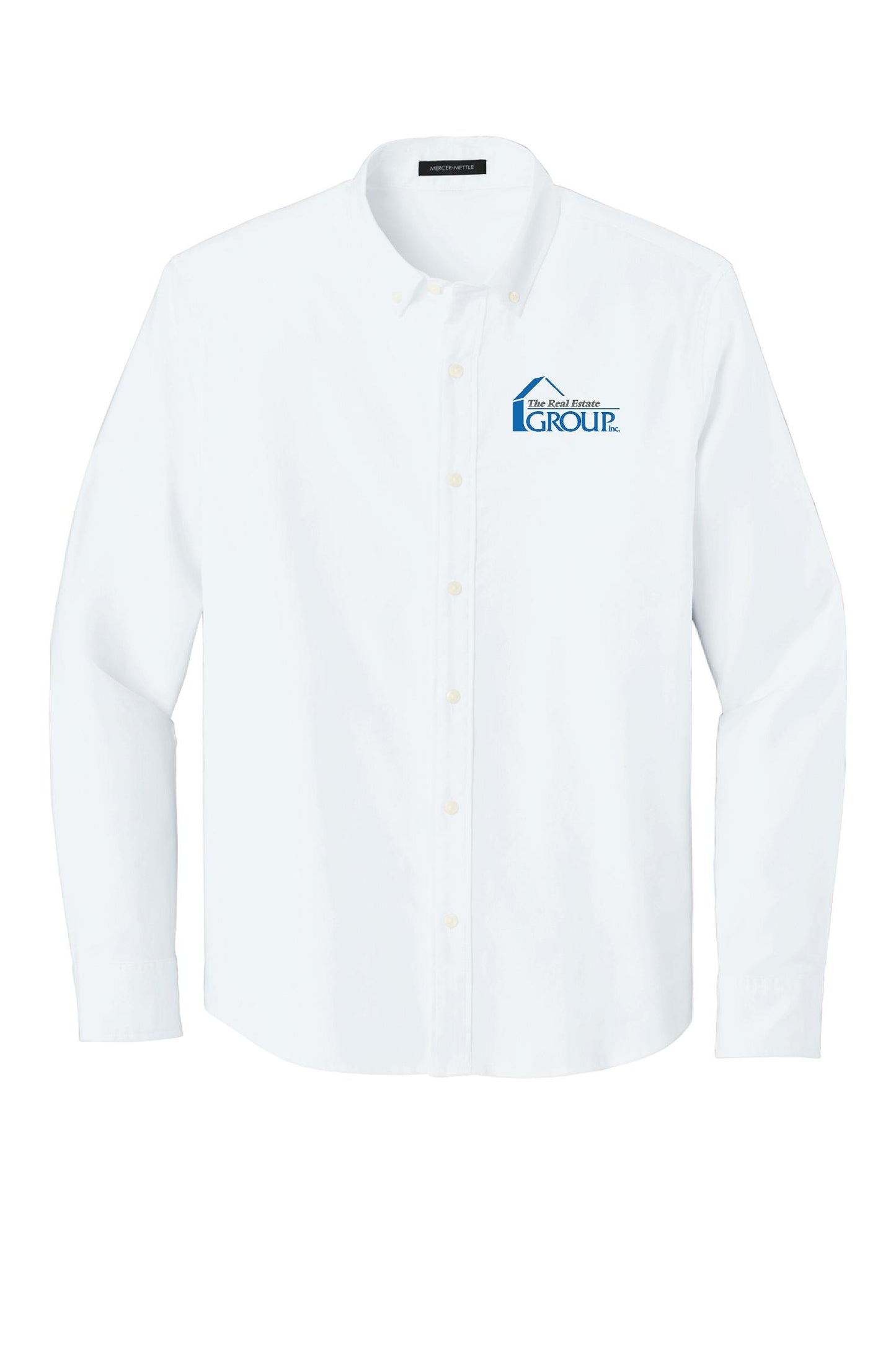 The Real Estate Group Mercer+Mettle® Long Sleeve Modern Oxford Shirt (E.MM2002)