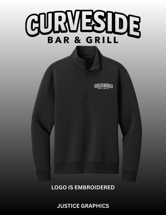 Curveside Bar & Grill Mercer+Mettle® Soft Spacer 1/4-Zip (E.MM3100)