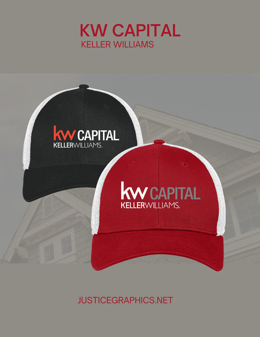 KW CAPITAL FITTED STRETCH MESH HAT (E.NE1020)