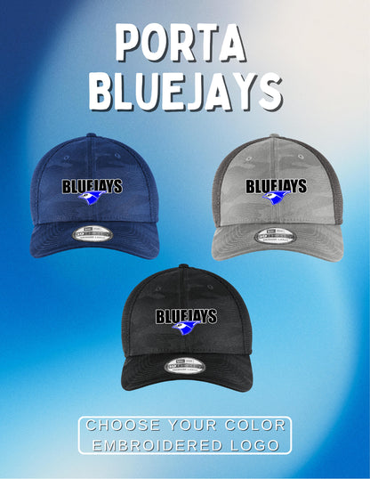 Porta Bluejays New Era ® Tonal Camo Stretch Tech Mesh Cap (E. ne1091)