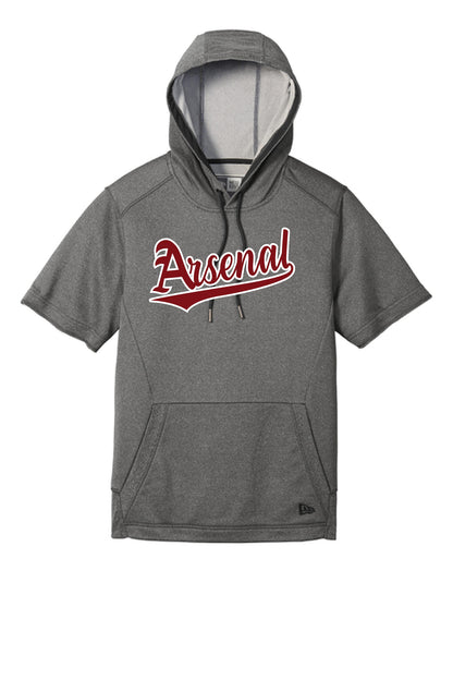 Arsenal Baseball New Era ® Performance Terry Short Sleeve Hoodie (P.NEA533)