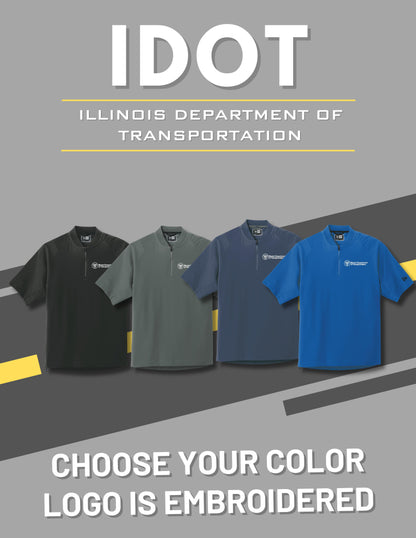 IDOT UNISEX SHORT SLEEVE WIND SHIRT (E.NEA600)