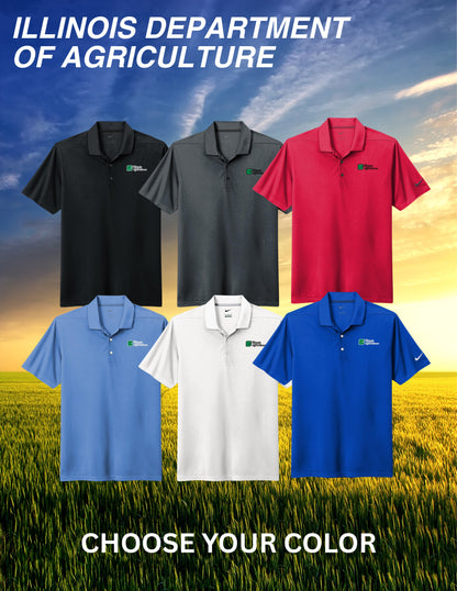 Illinois Department of Agriculture Nike Dri-FIT Micro Pique 2.0 Polo (E.NKDC1963)