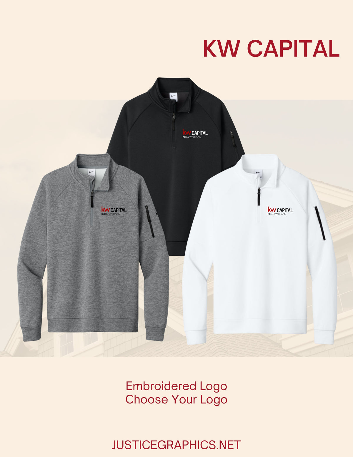 KW Capital Nike Therma-FIT Pocket 1/4-Zip (E. NKIO8125)