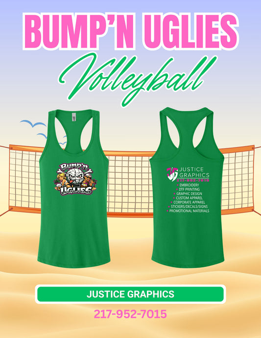 Bump'n Uglies Volleyball Next Level Women's Racerback Tank (P.NL1533)