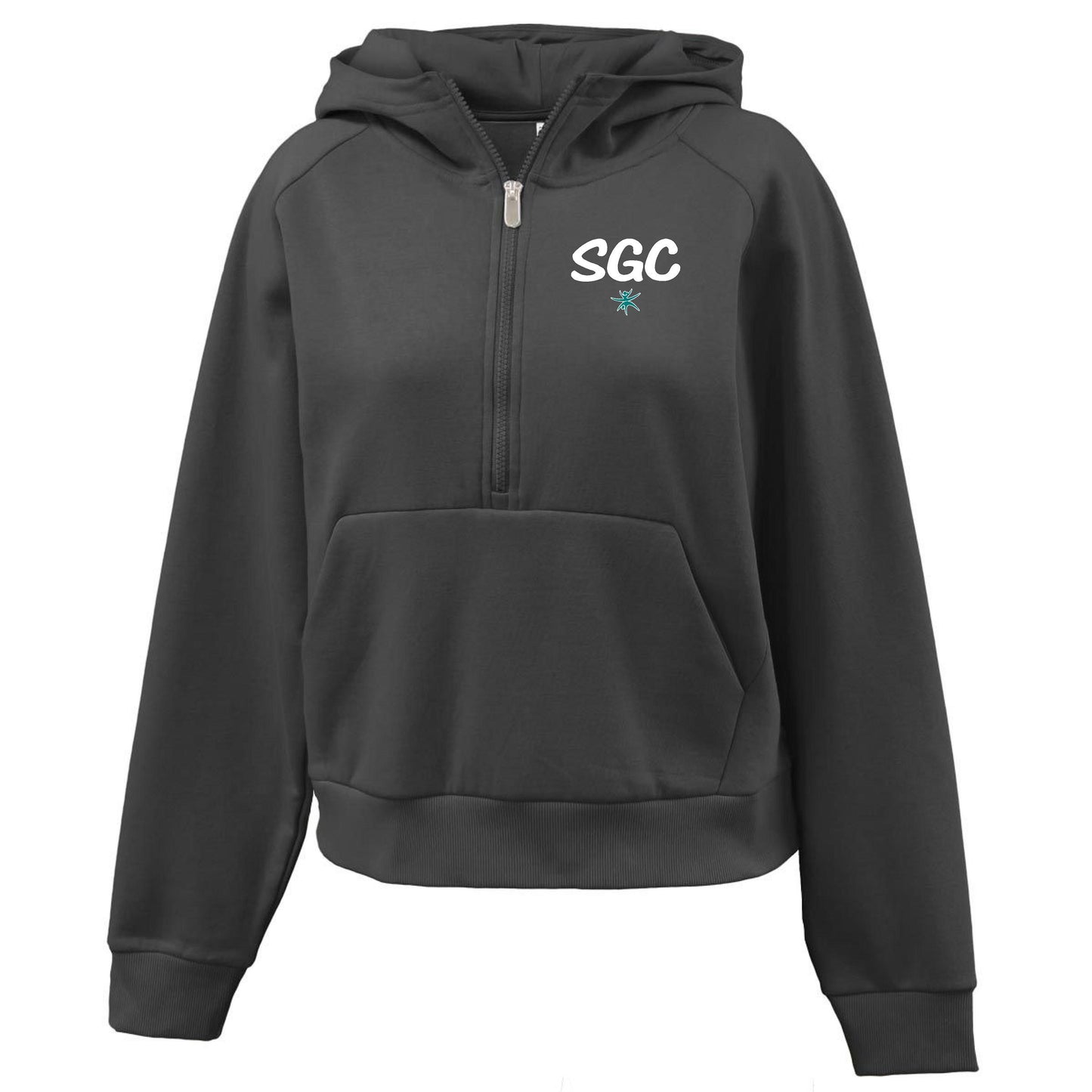 SPRINGFIELD GYMASTICS CENTER womens half-zip hoodie (E. P8467)