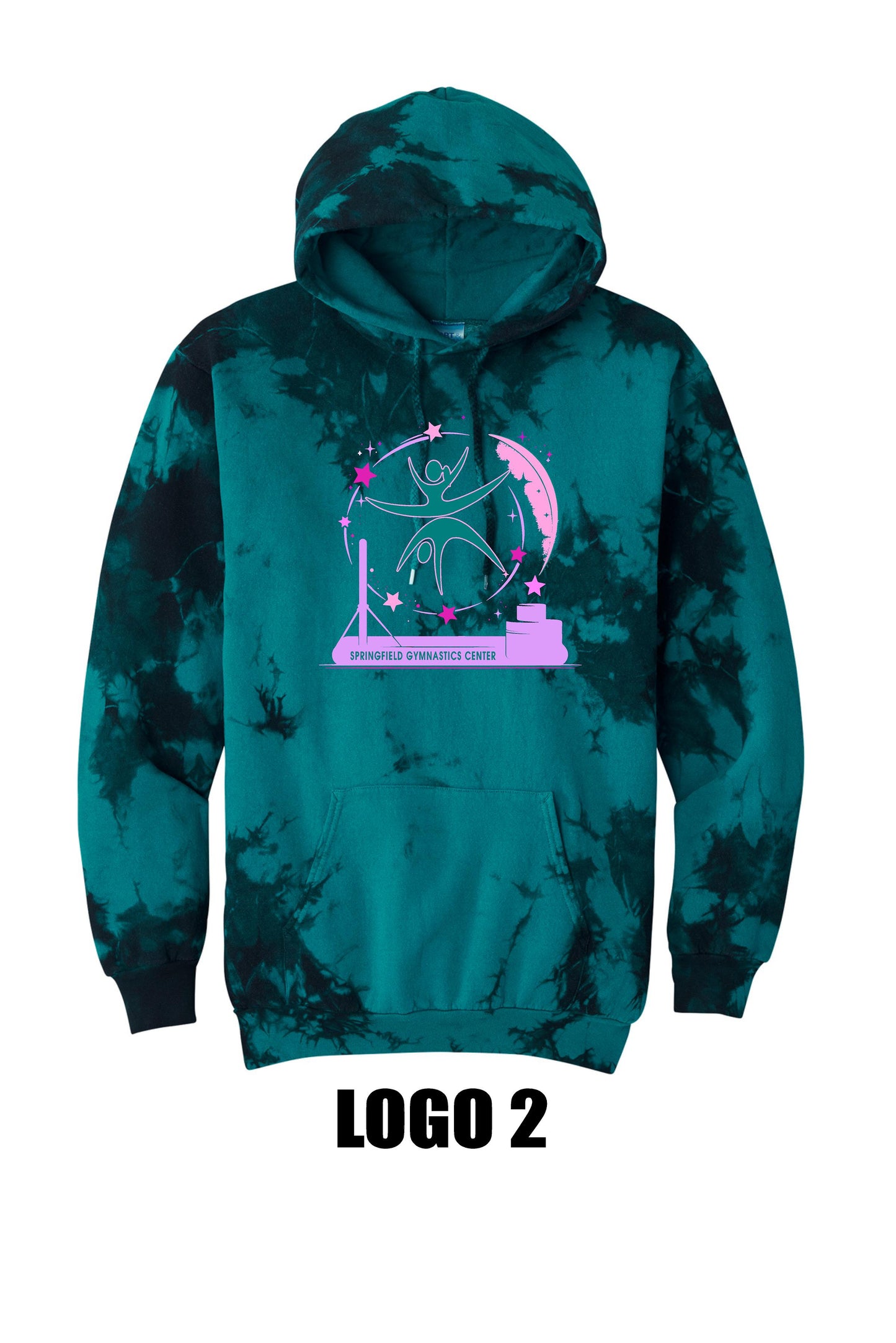 SPRINGFIELD GYMNASTICS CENTER Port & Company® Crystal Tie-Dye Pullover Hoodie (P.PC144)