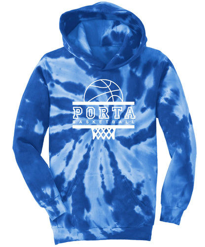 PORTA GIRLS BASKETBALL Tie-Dye Hooded Sweatshirt (P.PC146/PC146Y)