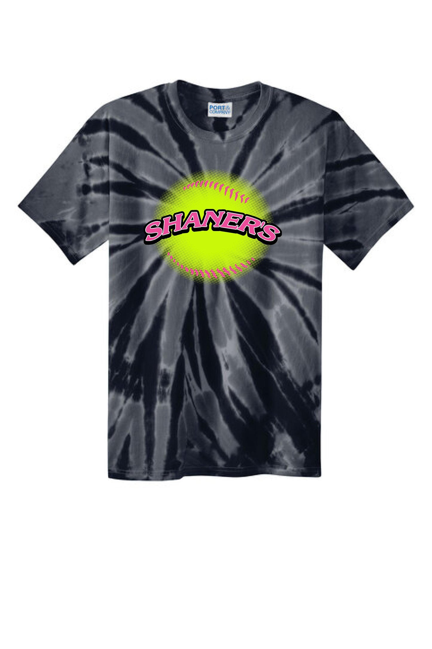 Shaner's Softball Tie-Dye T-SHIRT (P.PC147.PC147Y)