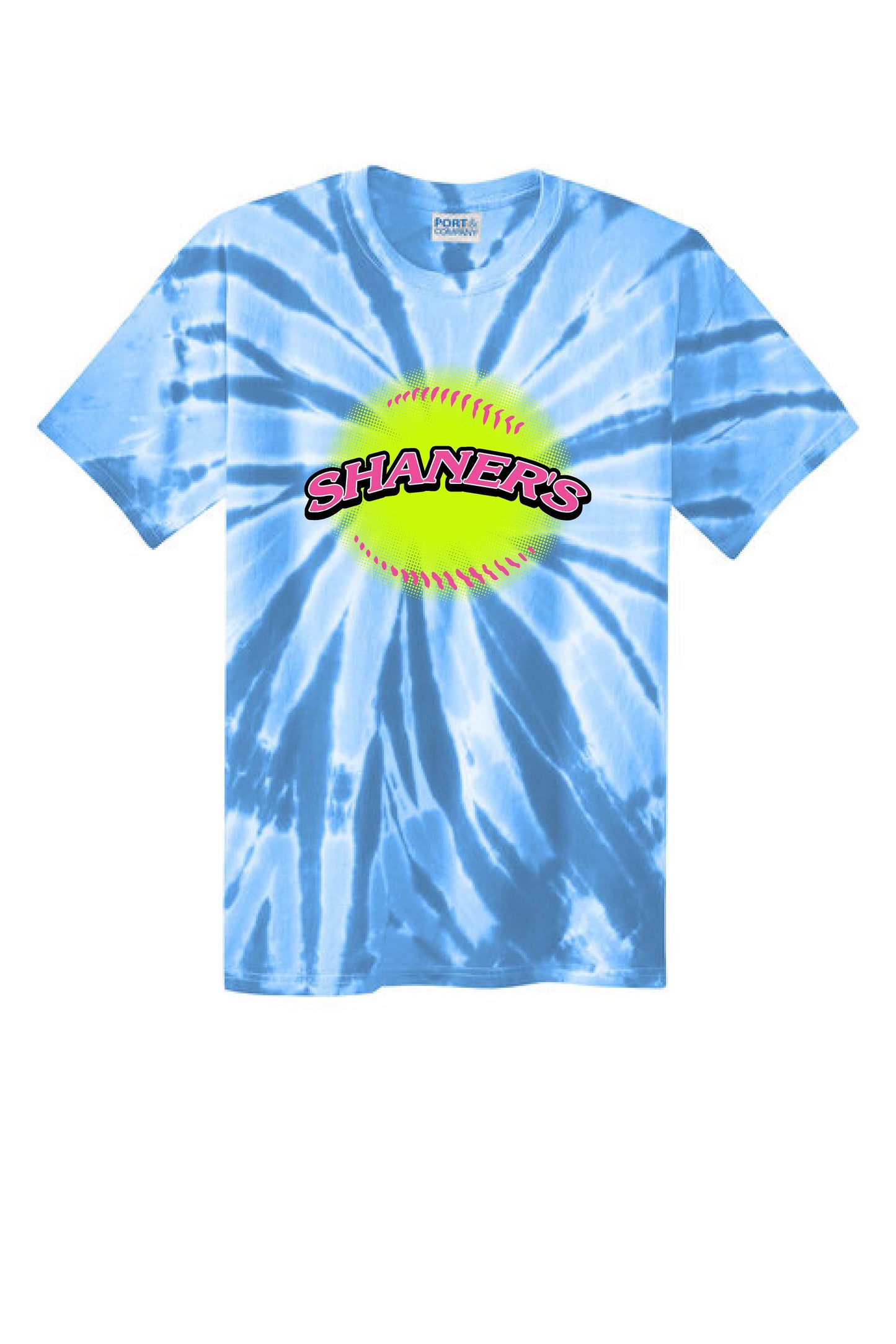 Shaner's Softball Tie-Dye T-SHIRT (P.PC147.PC147Y)