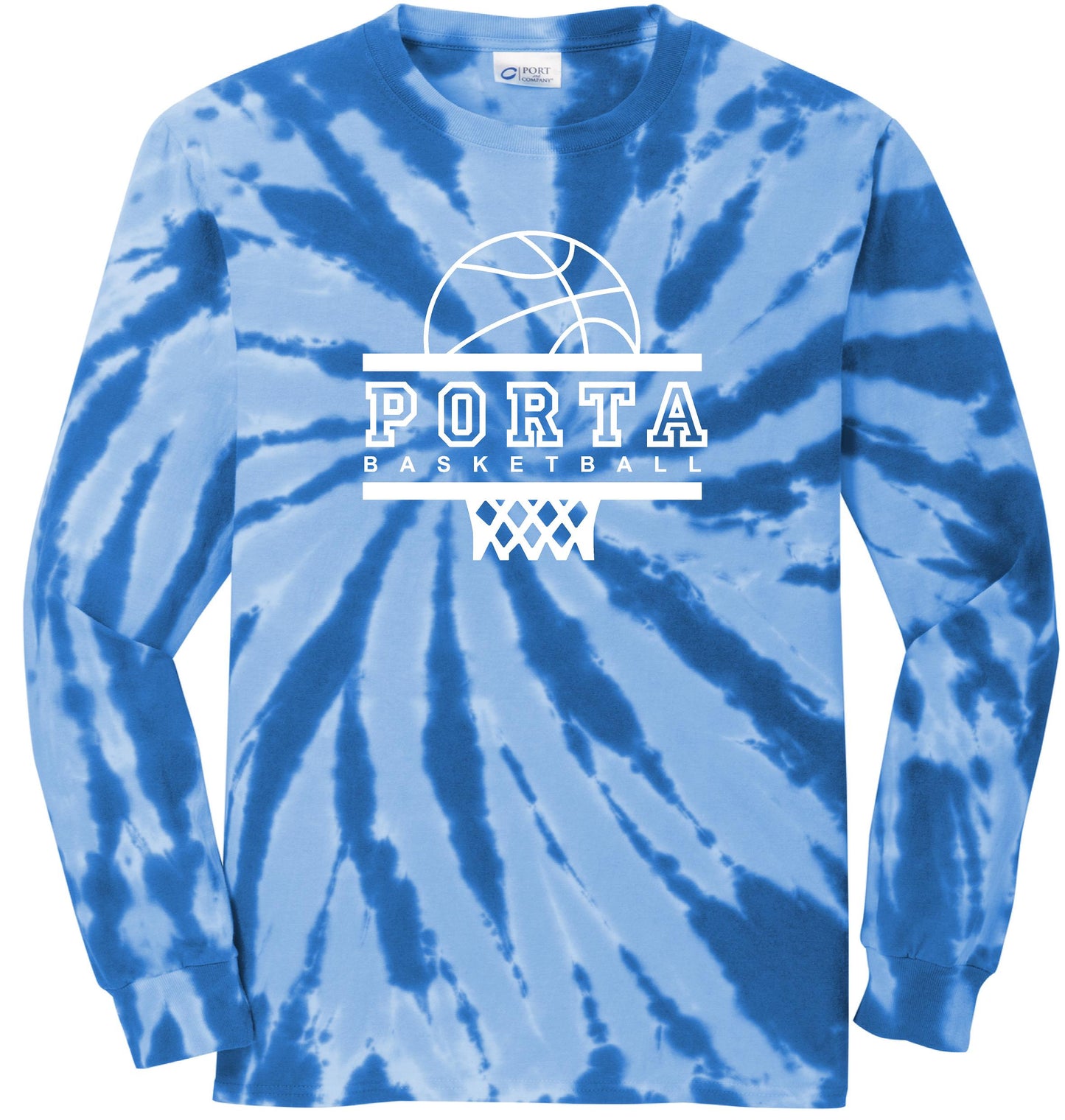 PORTA GIRLS BASKETBALL Tie-Dye Long Sleeve Tee (P.PC147LS)