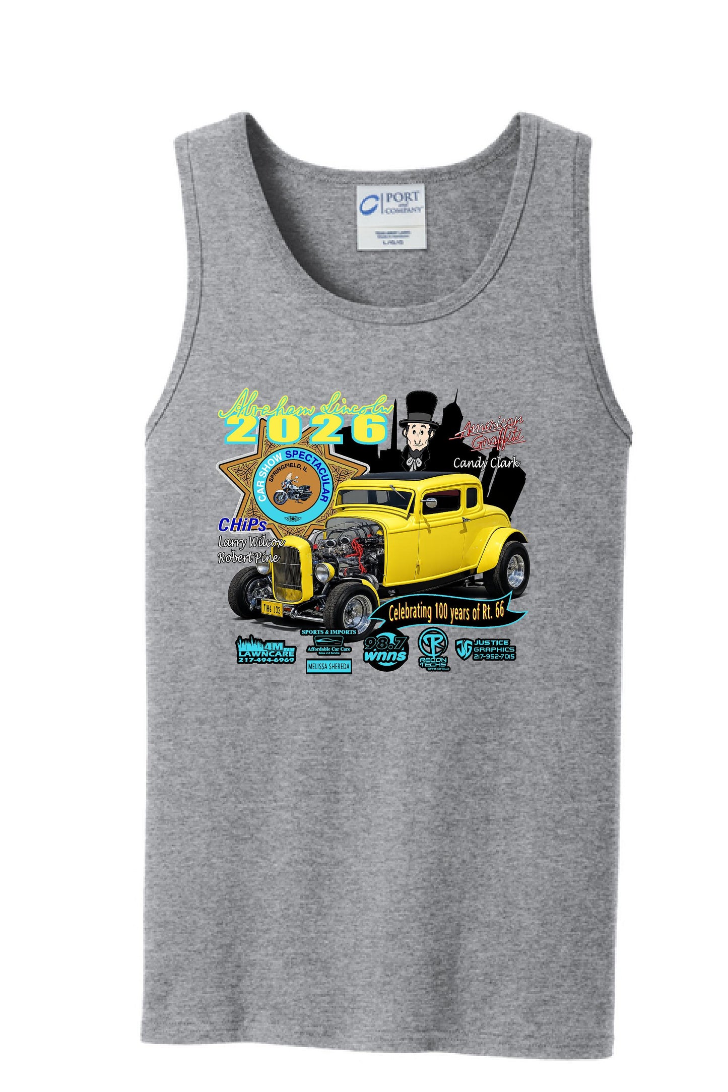 Abe Lincoln Car Show 2026 UNISEX TANK (P.PC54TT)