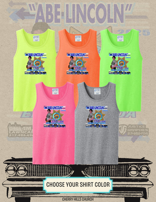 Abe Lincoln Car Show 2025 UNISEX TANK (P.PC54TT)