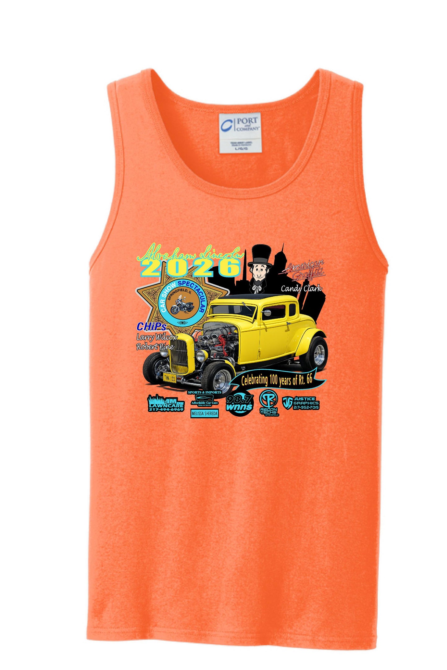Abe Lincoln Car Show 2026 UNISEX TANK (P.PC54TT)