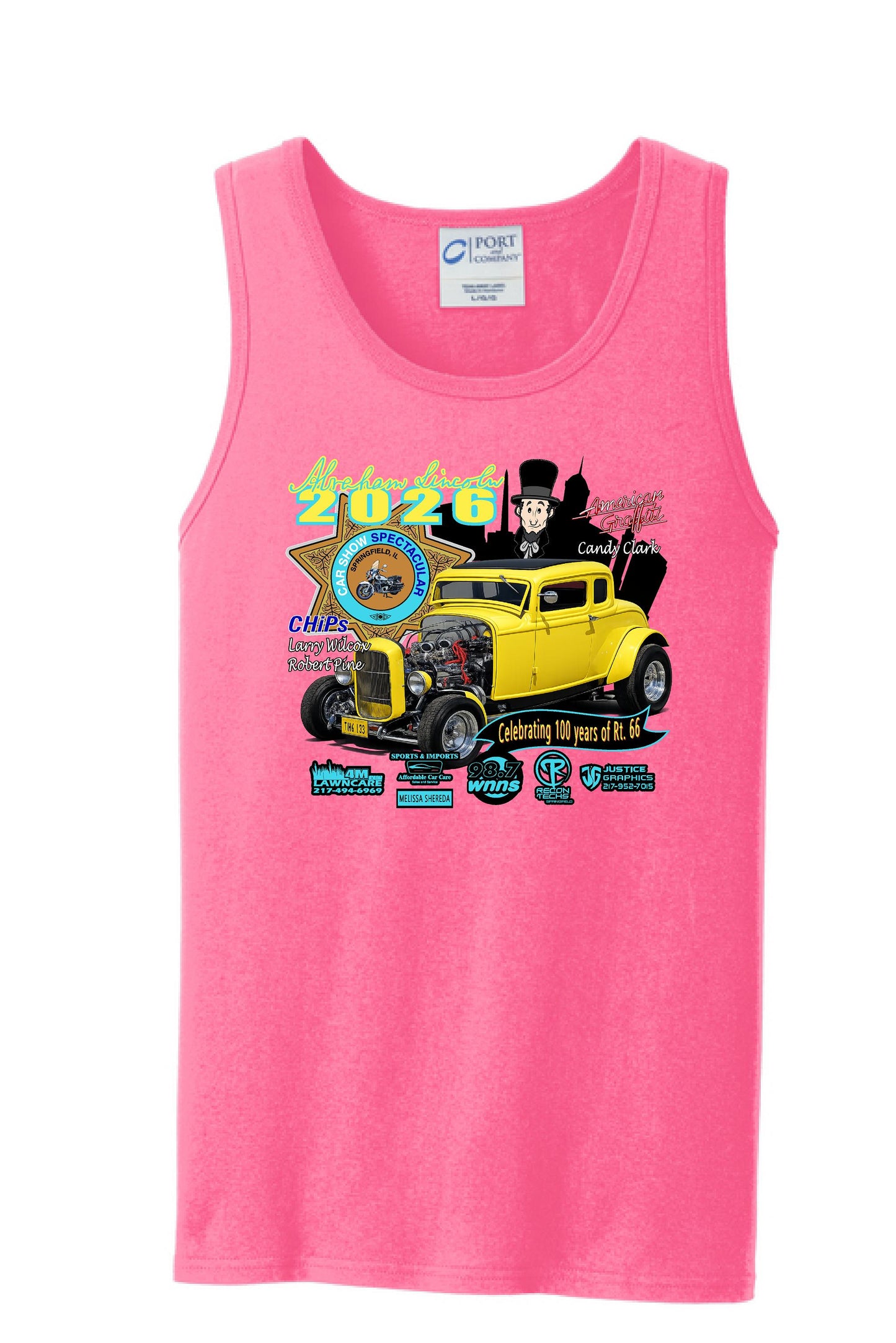 Abe Lincoln Car Show 2026 UNISEX TANK (P.PC54TT)