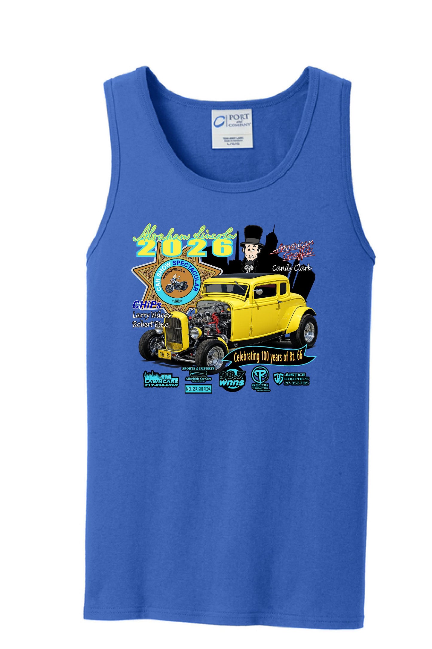 Abe Lincoln Car Show 2026 UNISEX TANK (P.PC54TT)
