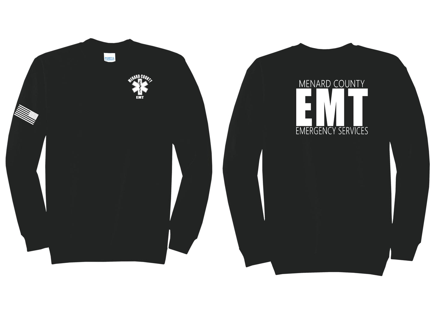 Menard County EMS Unisex Crewneck Sweatshirt (P.PC78)