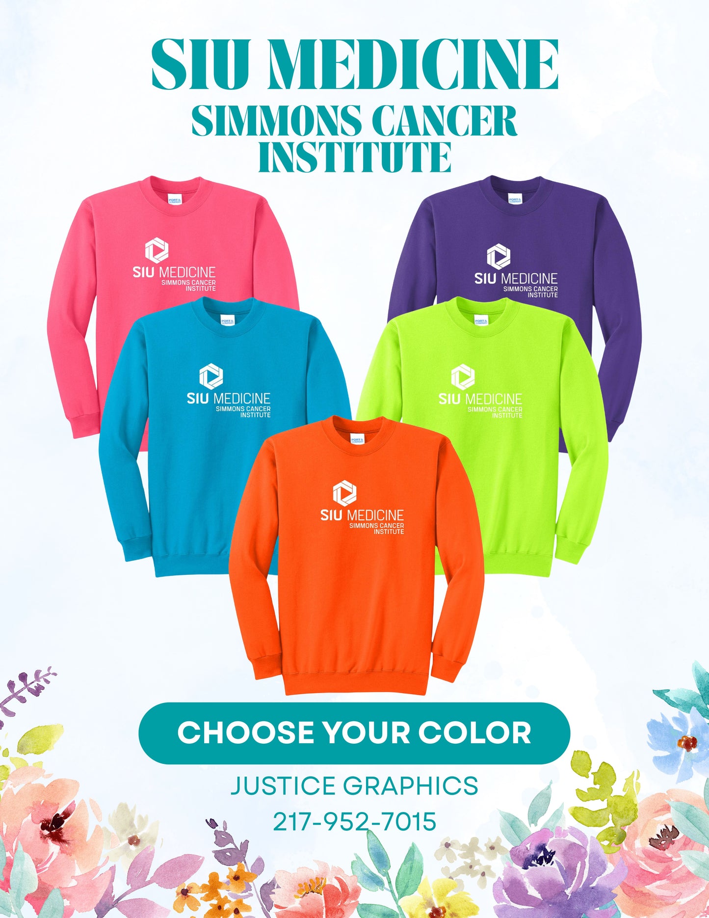 SIU Medicine SPRING COLLECTION Port & Co™ Core Fleece Crewneck Sweatshirt (P.PC78)