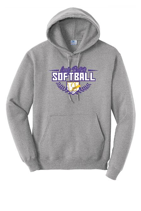 Williamsville Softball Port & Company ® TALL Core Fleece Pullover Hooded Sweatshirt (P.PC78HT)