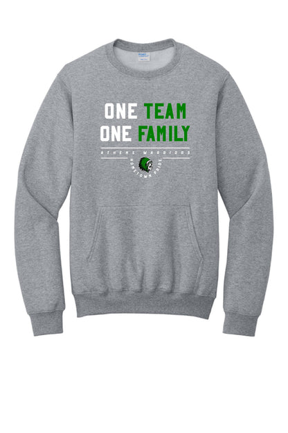 ATHENS BOOSTERS Port & Co™ Core Fleece Crewneck Pocket Sweatshirt (P.PC78PKT)