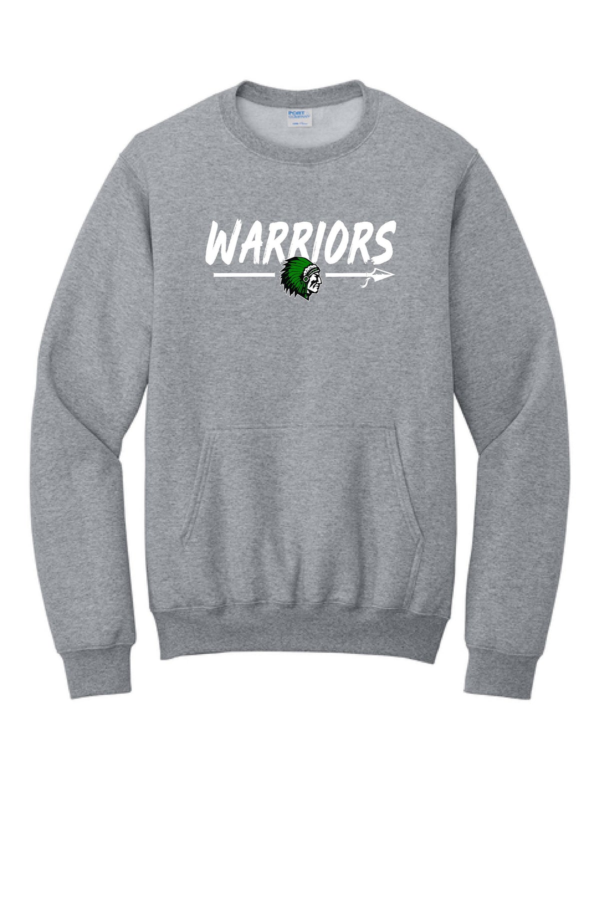 ATHENS BOOSTERS Port & Co™ Core Fleece Crewneck Pocket Sweatshirt (P.PC78PKT)