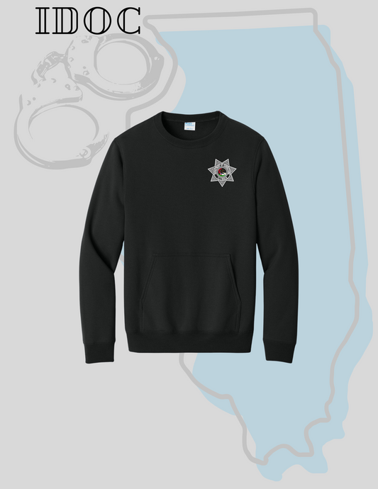 IDOC Port & Co™ Core Fleece Crewneck Pocket Sweatshirt (E.PC78PKT)