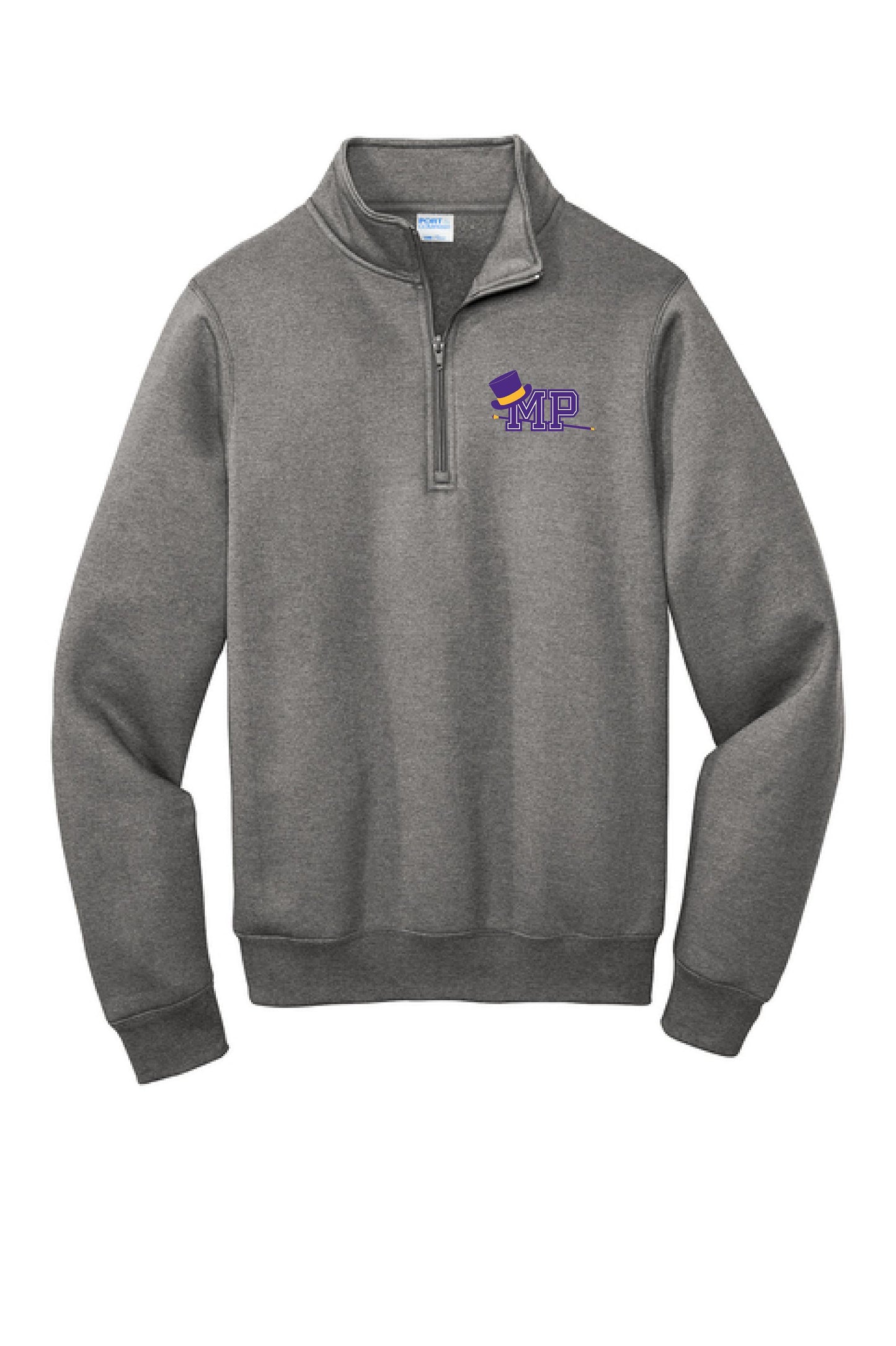Mount Pulaski Toppers Port & Co™ Core Fleece 1/4-Zip Pullover Sweatshirt (E.PC78Q)