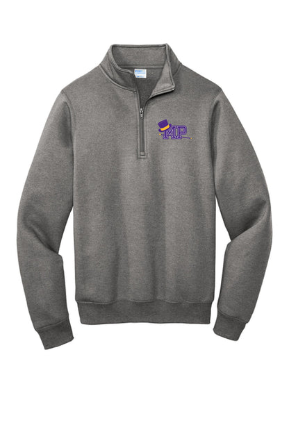 Mount Pulaski Toppers Port & Co™ Core Fleece 1/4-Zip Pullover Sweatshirt (E.PC78Q)