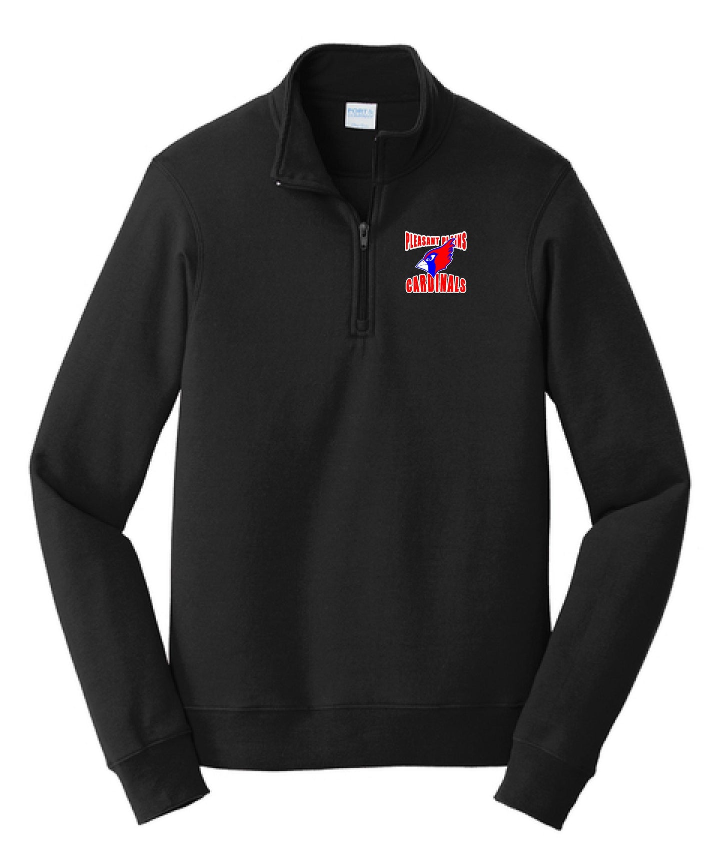 PP Cardinals Port & Co™ Fan Favorite™ Fleece 1/4-Zip Pullover Sweatshirt (E.PC580Q)