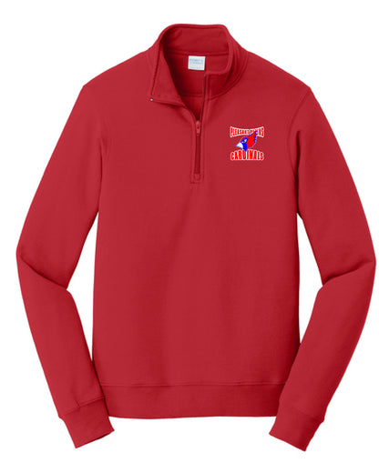 PP Cardinals Port & Co™ Fan Favorite™ Fleece 1/4-Zip Pullover Sweatshirt (E.PC580Q)